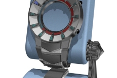 No-hands watch concept, modeled in 2001. AutoCAD.